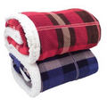 Lambswool Microsherpa Plaid Throw